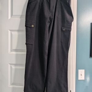 Black Cargo Pants with Cargo Pockets